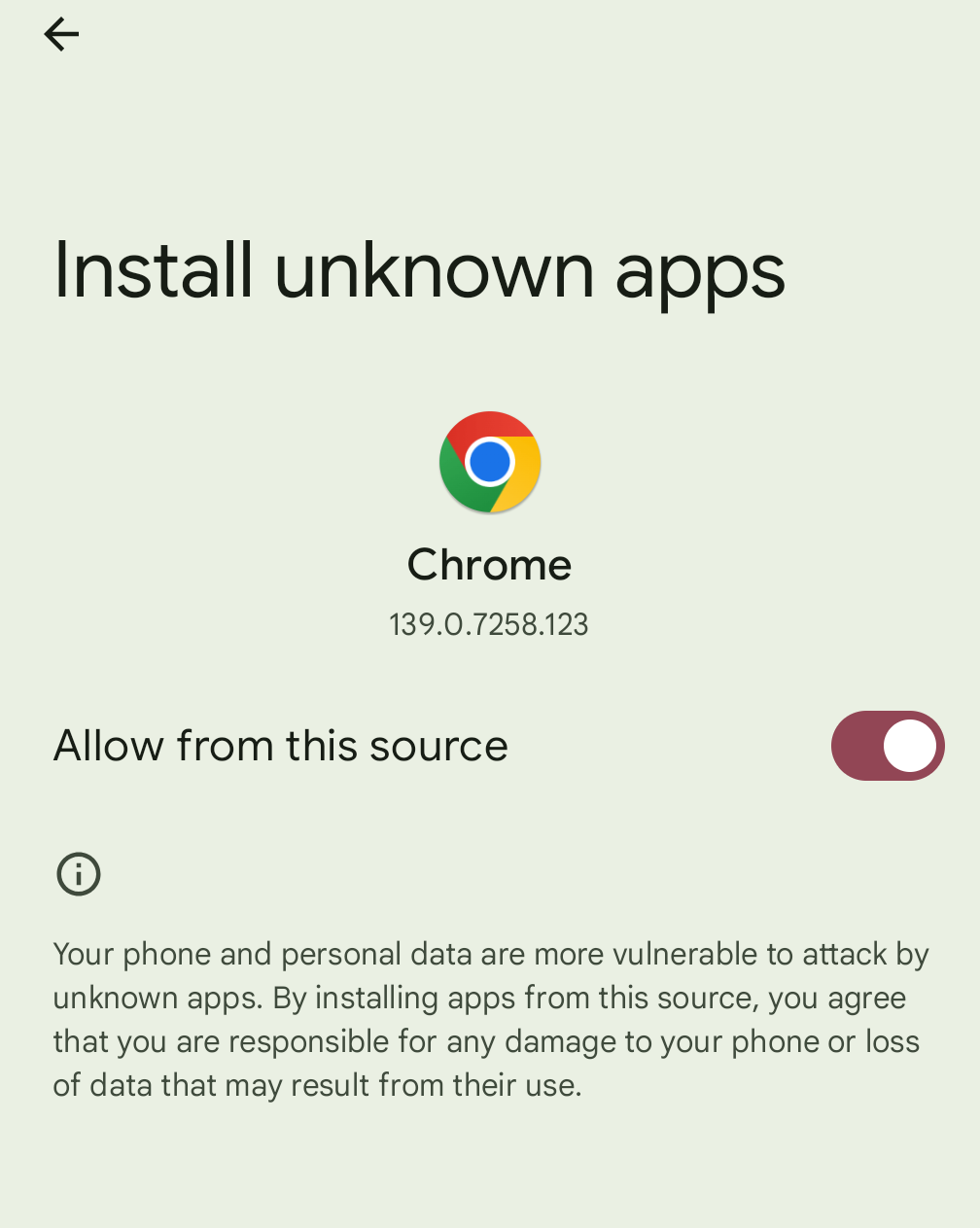 Downloads folder showing APK file